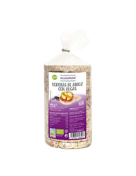 Tortitas de arroz y algas Bio 100g Algamar