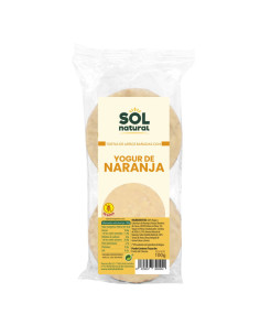 Tortitas de arroz yogur y naranja s/g bio 100g Sol Natural