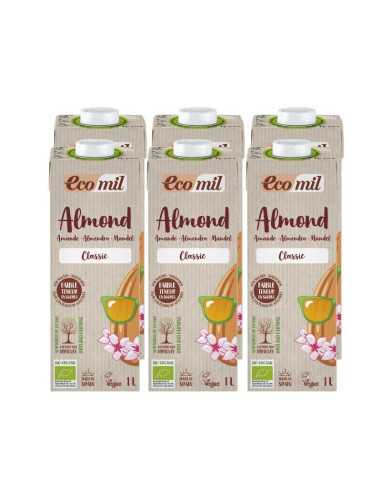 Bebida de almendras classic Bio 6x1L Ecomil