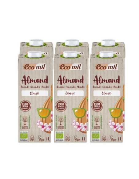 Bebida de almendras classic Bio 6x1L Ecomil
