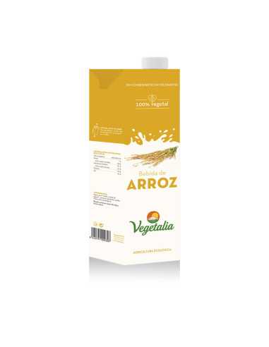 Bebida de arroz bio 10x1L Vegetalia