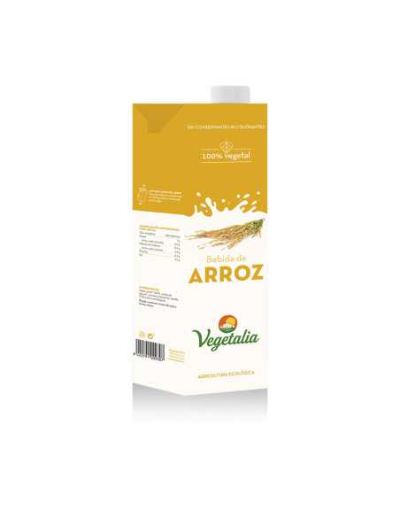 Bebida de arroz bio 10x1L Vegetalia