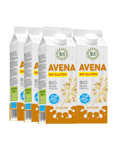 Bebida de avena sin gluten bio 6x1 L Sol Natural