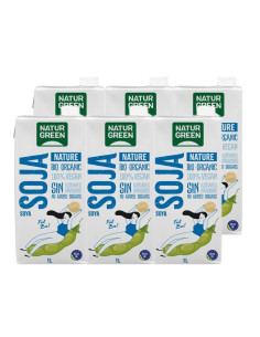 Bebida de soja Nature bio 6x1L Naturgreen