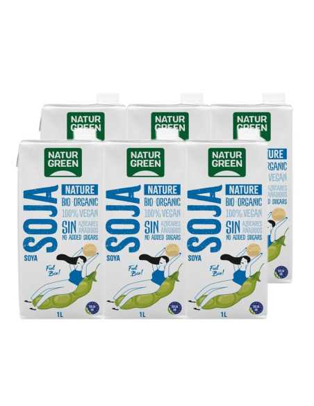 Bebida de soja Nature bio 6x1L Naturgreen