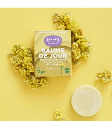 Crema facial natural de día sólida-32 gr | Crema hidratante orgánica