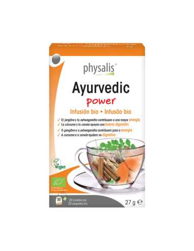 Ayurvedic power infusion Bio 20 filtros Physalis