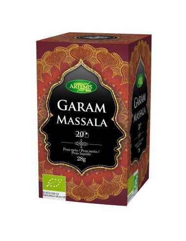 Garam masala 20 filtros Artemis