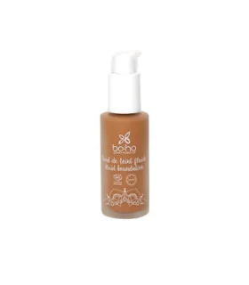 Base de maquillaje fluida cristal 07 Caramel castaño-30 ml | Base vegano