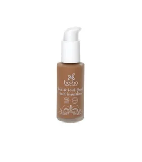 Base de maquillaje fluida cristal 08 Castaño Frío-30 ml | Base maquillaje natural