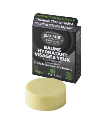 Crema facial y contorno de ojos sólida hombre-32 gr | Crema facial sin químicos