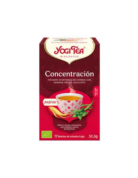 Yogi Tea Concentracion Bio 17 filtros BIO