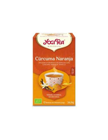 Yogi tea Curcuma Naranja Bio 17 filtros BIO
