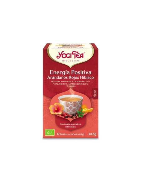 Yogi tea Energia positiva, arandano y hibisco 17 filtros BIO