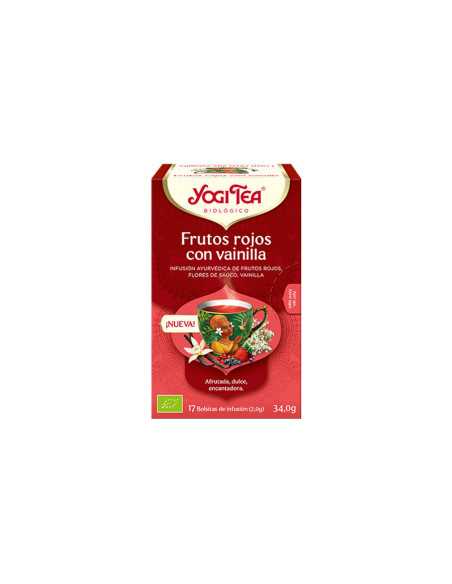 Yogi Tea Frutos Rojos con Vainilla 17 filtros BIO