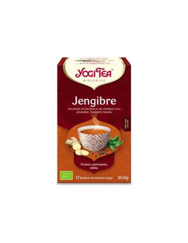 Yogi Tea Jengibre 17 filtros BIO
