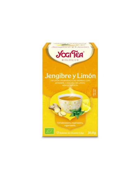 Yogi Tea Jengibre y limon 17 filtros BIO
