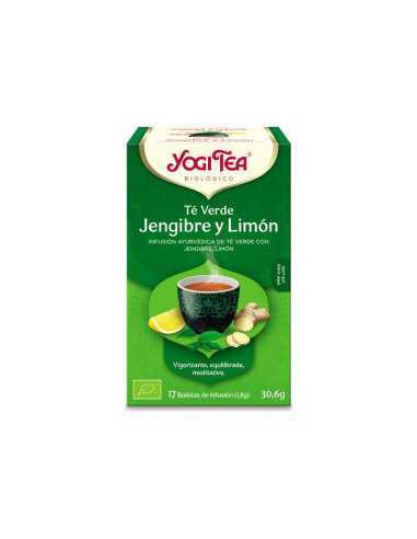 Yogi Tea Te verde, jengibre y limon 17 filtros BIO