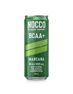 Bebida energetica Manzana BCAA+ Sin Cafeina 330ml Nocco