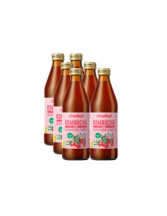 Kombucha Cereza y Menta Bio 6x330ml Voelkel