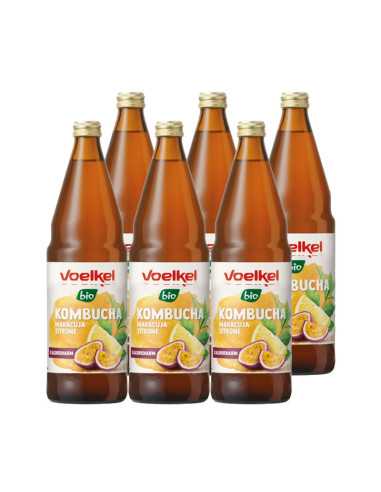 Kombucha Maracuya y Limon bio 6x750ml Voelkel