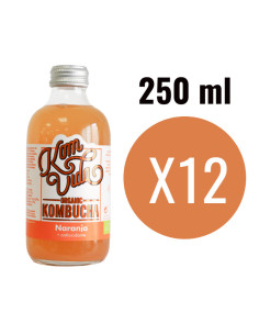 Kombucha Naranja Bio 12x250ml Komvida