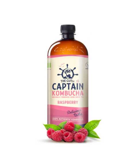 Kombucha Raspberry Bio 1L Captain Kombucha
