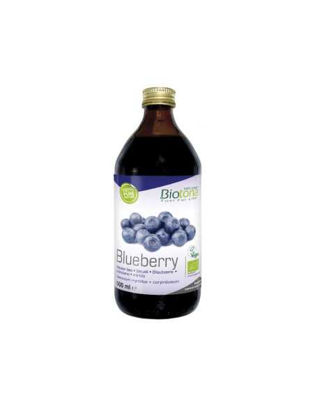 Jugo concentrado de arandano (mirtilo) bio 500ml Biotona