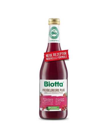 Jugo de arandanos rojos plus Bio 500 ml Biotta