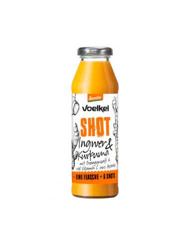 Shot de Jengibre y Curcuma Bio 280ml Voelkel