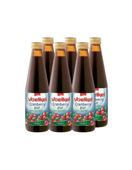Zumo de arandano rojo puro bio 6x330ml Voelkel