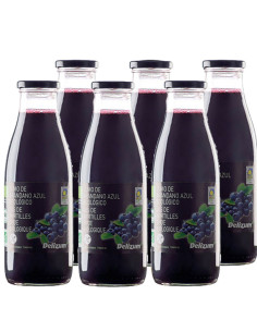 Zumo de Arandano Azul (blueberry) bio 6x750ml Delizum
