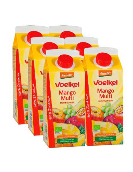 Zumo de Mango con multifrutas Bio 6x750ml Voelkel