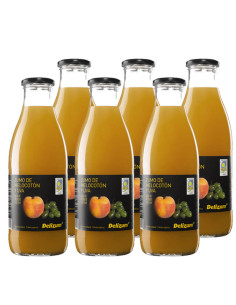 Zumo de Melocoton y Uva Blanca bio 6x750ml Delizum