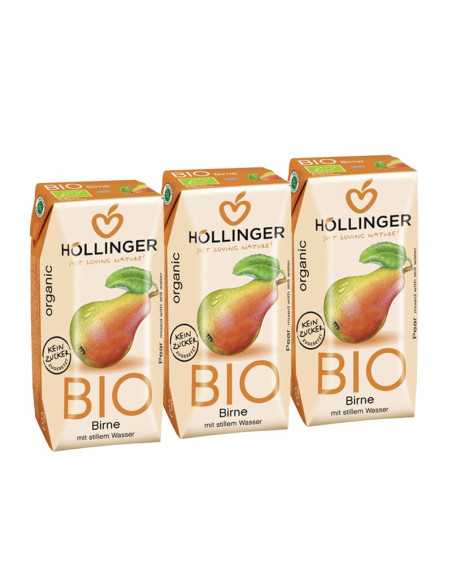Zumo de Pera Bio 3x200ml Hollinger