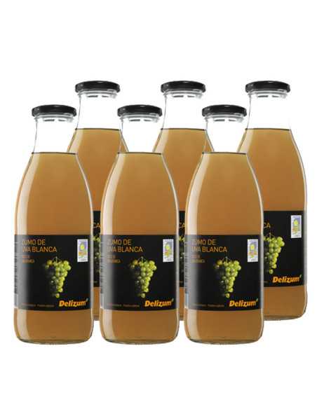 Zumo de Uva Blanca bio 6x750ml Delizum Zumo de Uva Blanca bio 6x750ml Delizum