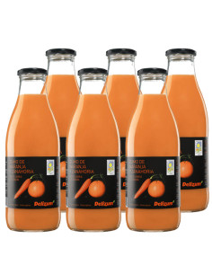 Zumo de Zanahoria & Naranja bio 6x750ml Delizum
