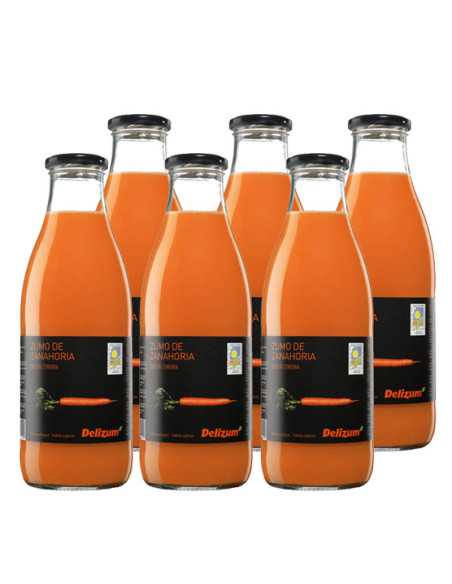Zumo de Zanahoria bio 6x750ml Delizum Zumo de Zanahoria bio 6x750ml Delizum