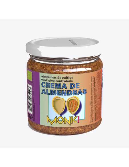 Crema almendras bio 330g Monki