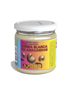 Crema Anacardos blanca Bio 330g Monki