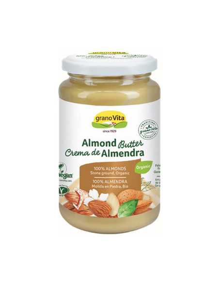 Crema de Almendra molida en piedra Bio 350g Granovita