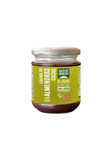 Crema de Almendras y Cacao s/gluten Bio 200g Naturgreen