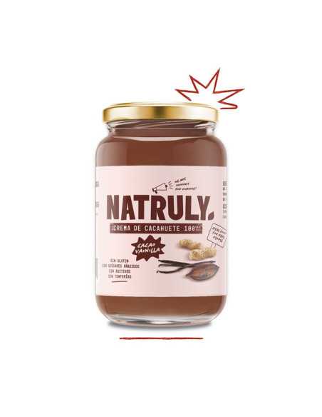 Crema de cacahuete cacao y vainilla 500g Natruly