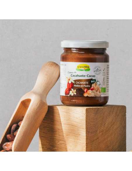 Crema de cacahuete con cacao Bio 250g Granovita