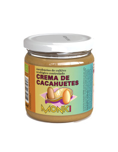 Crema de cacahuetes bio 330g Monki