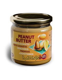 Crema de Cacahuetes SIN SAL 330g Monki