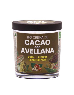 Crema de cacao con avellanas bio 200g Sol natural