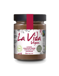 Crema de chocolate con almendras Bio 270g La Vida Vegan
