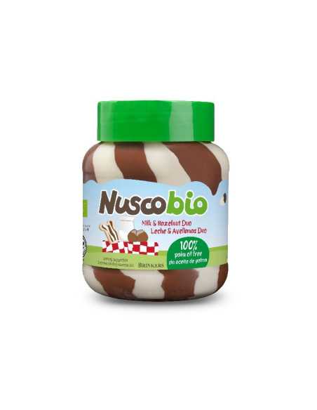 Crema de chocolate duo bio 400g Nuscobio