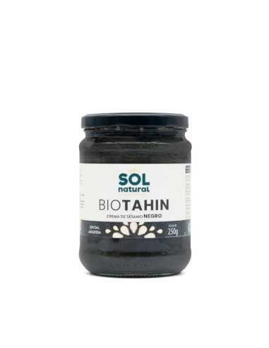 Tahin Negro crema de sesamo negro bio 250g Sol Natural
